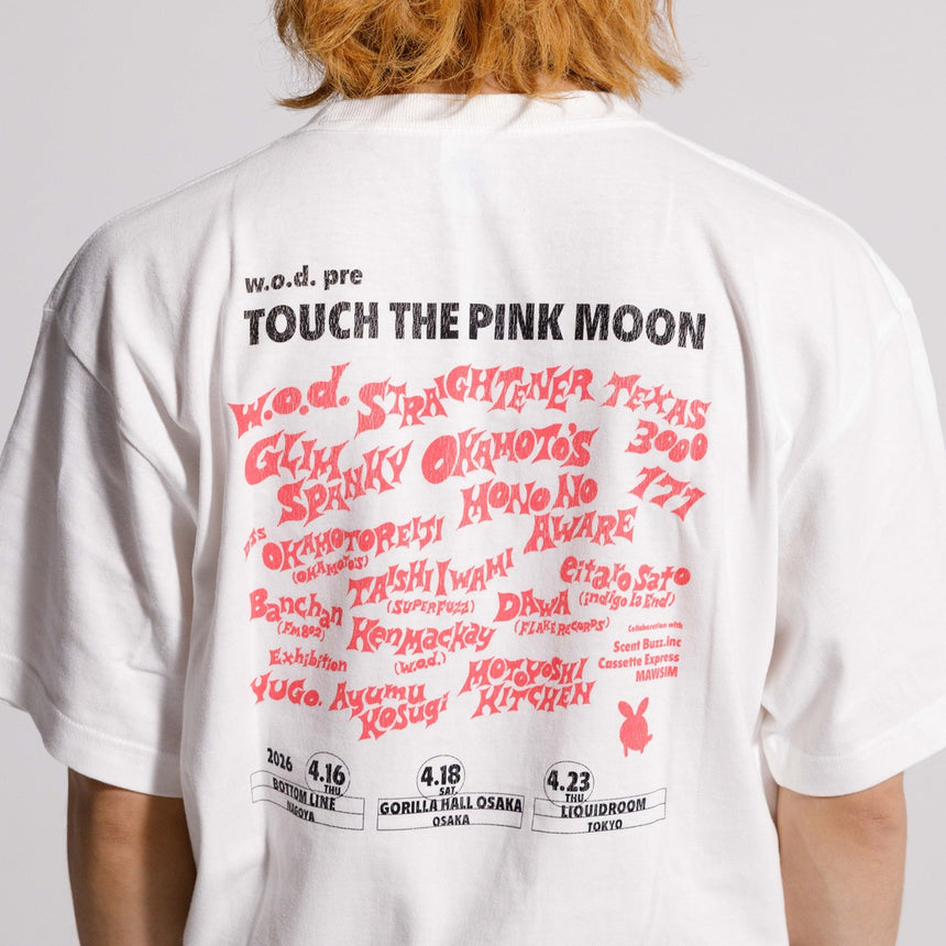 PINK MOON T-Shirt [White] L