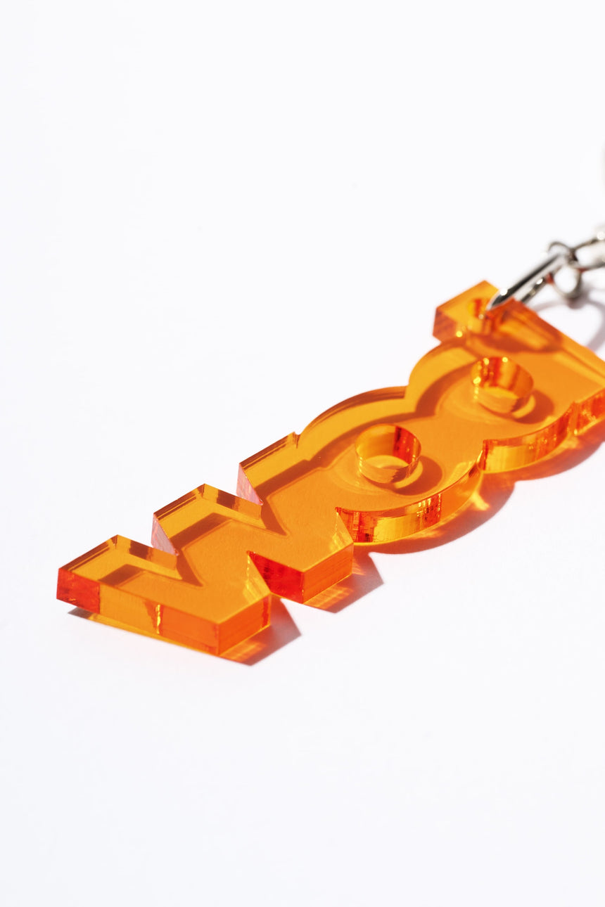 Acrylic Keychain [Clear Orange]