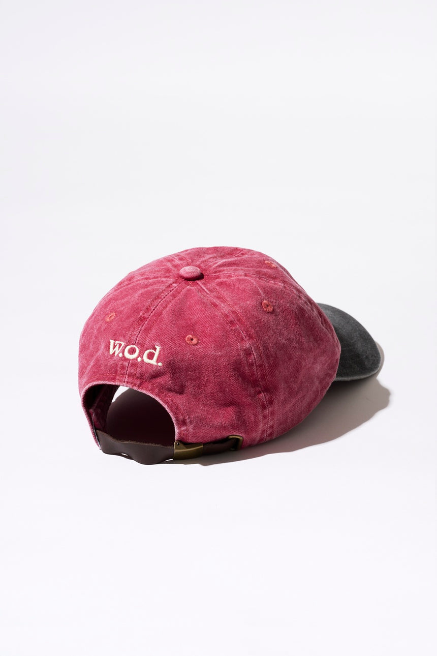 RISE cap [Red x Black]