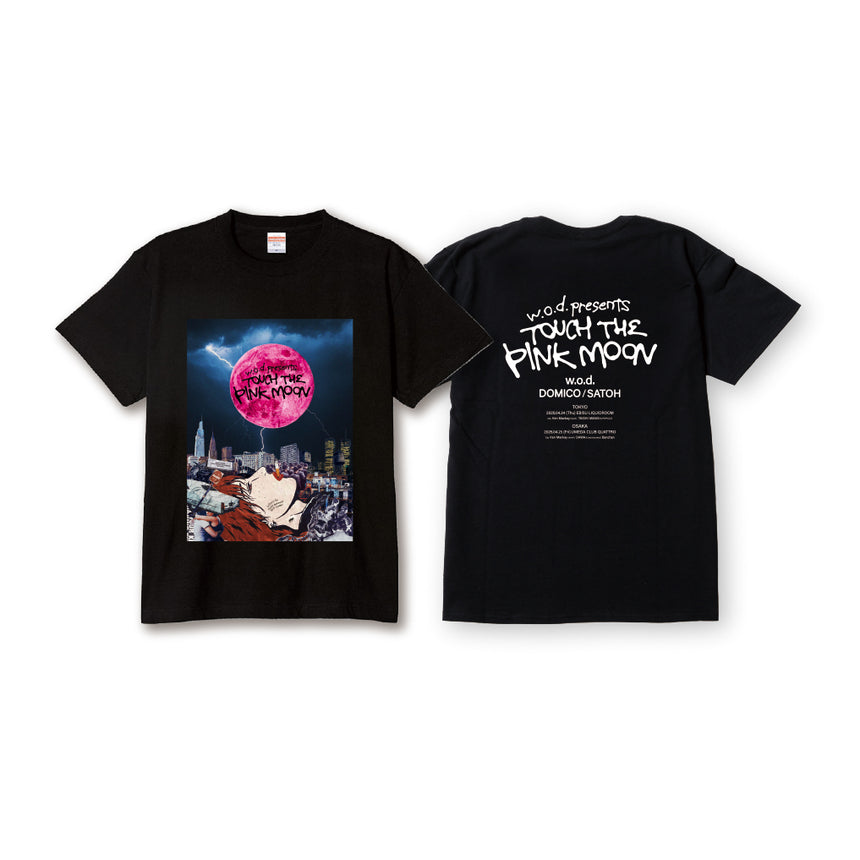 TOUCH THE PINK MOON T-Shirt [Black]
