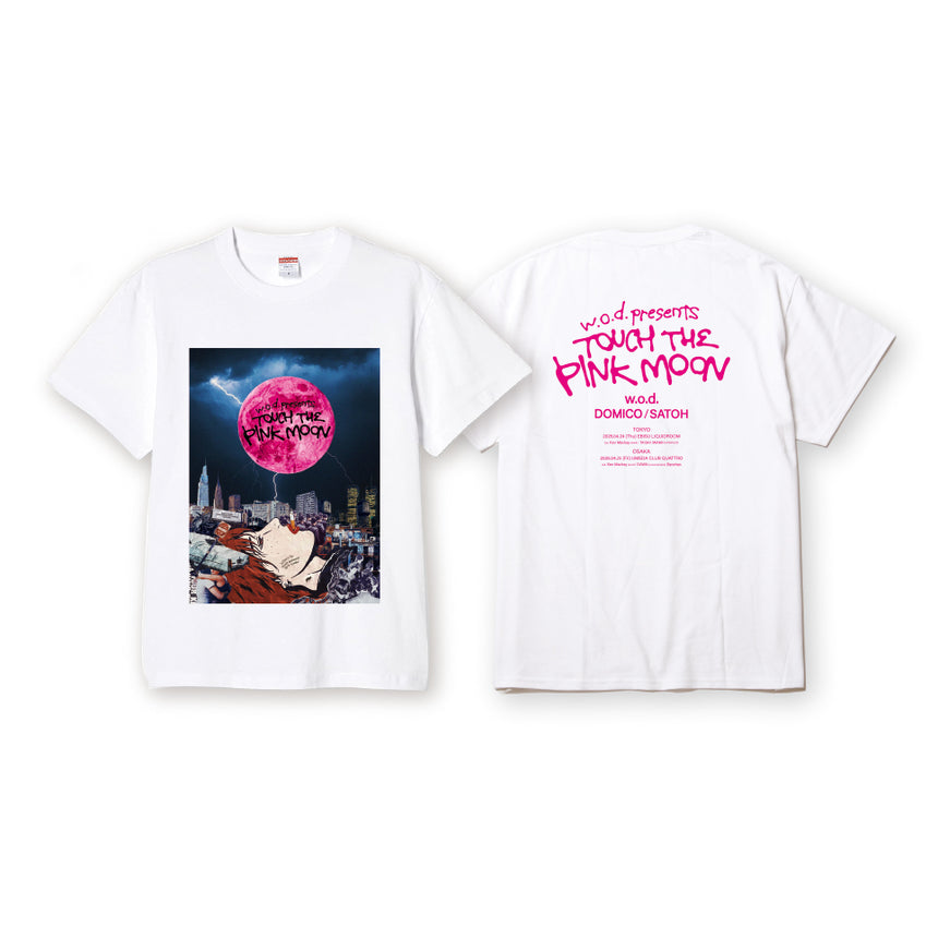 TOUCH THE PINK MOON T-Shirt [White]