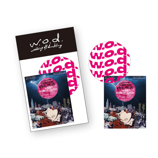 TOUCH THE PINK MOON Stickers