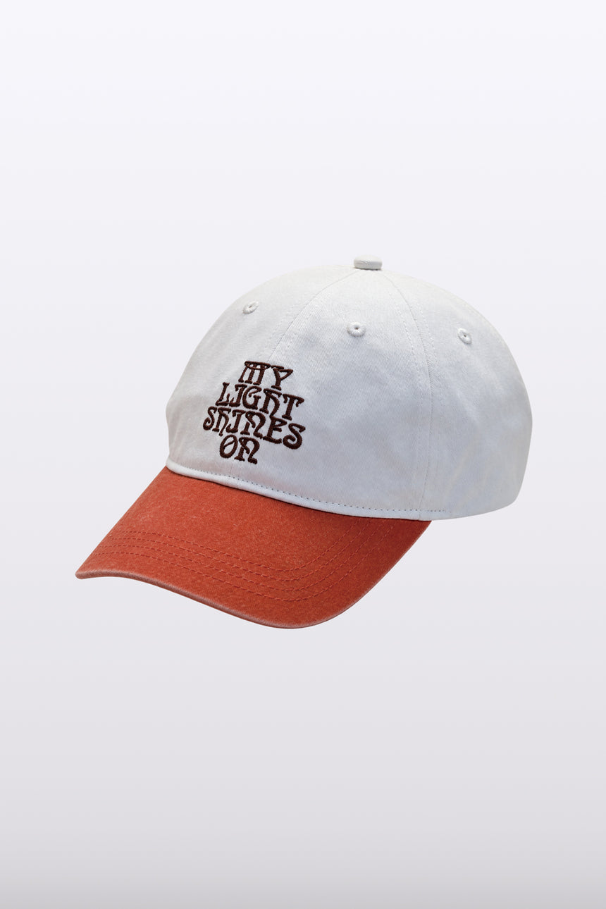 RISEキャップ [White × Orange]