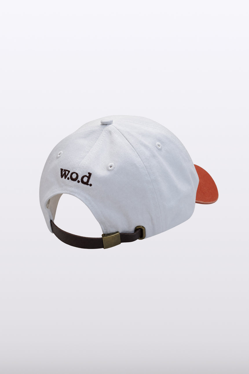 RISEキャップ [White × Orange]