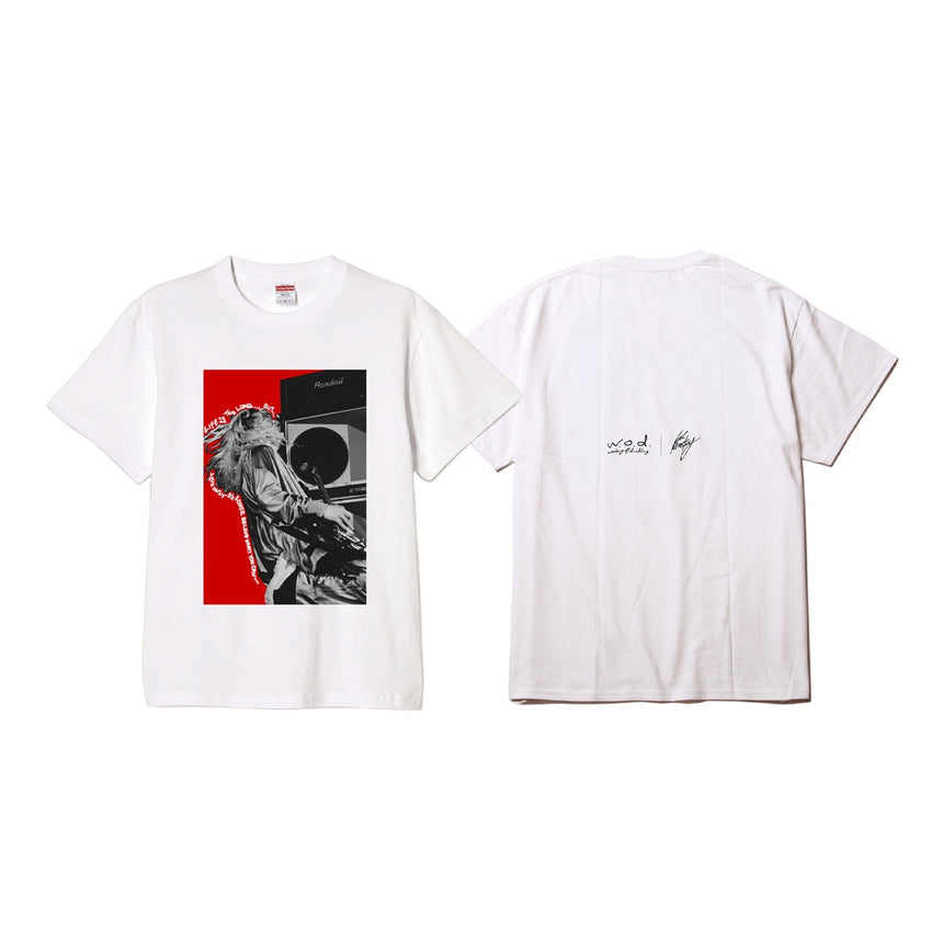 Live Photo T-Shirts [Ken Mackay/White] (Limited time only/Made to order)