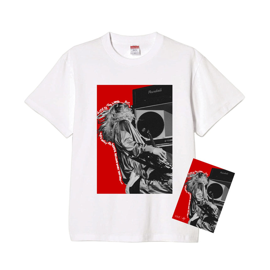 Live Photo T-Shirts [Ken Mackay/White] (Limited time only/Made to order)